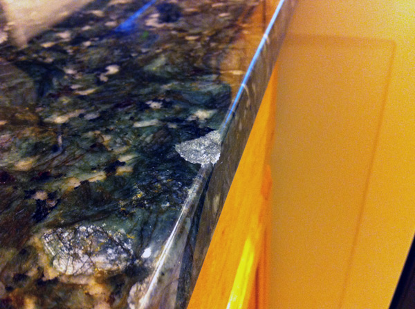 Chipped Granite Countertops